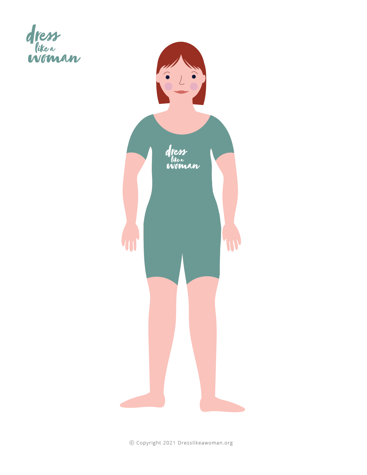 Dress Like a Woman Paper Doll, Autumn