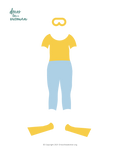 Paper Doll Outfit, Marine Biologist