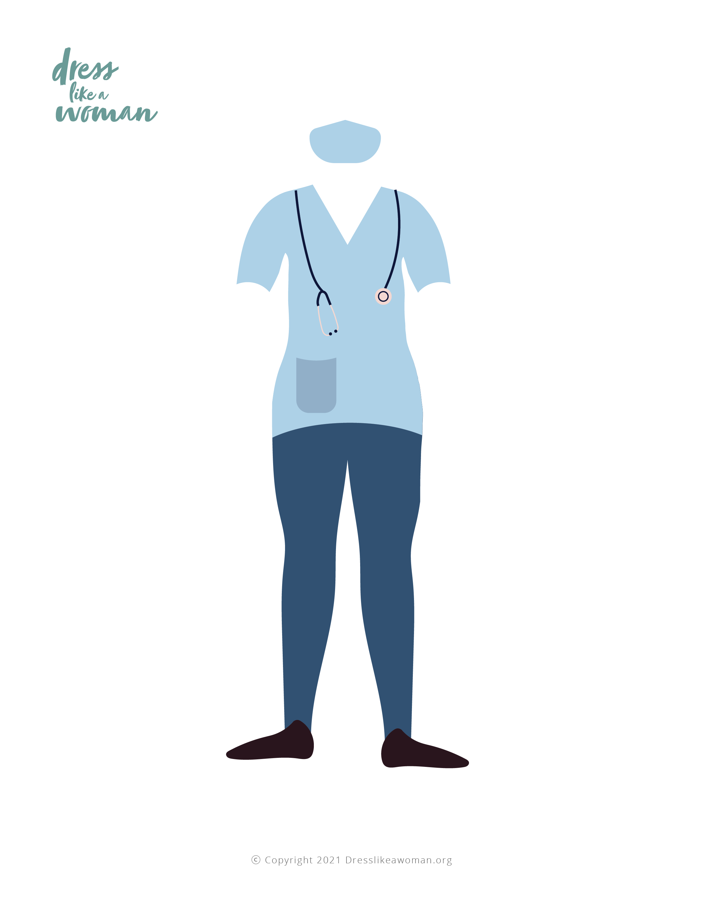 Paper Doll Outfit, Frontline Worker
