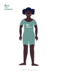 Dress Like a Woman Paper Doll, Nia
